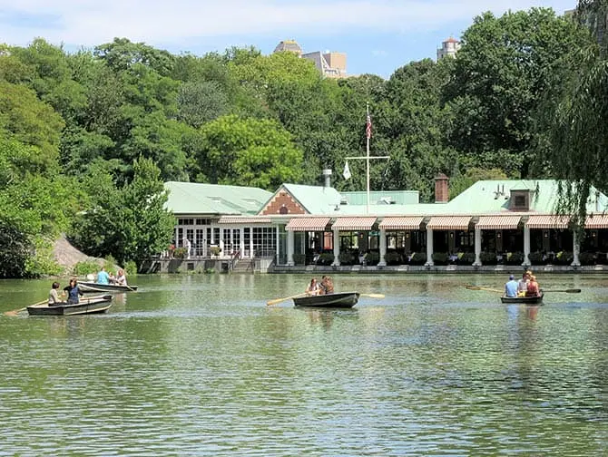 Alquiler de bote de remos en Central Park