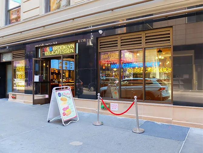 Desayunar en Nueva York - USA Brooklyn Delicatessen