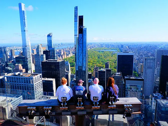 Tickets para el Top of the Rock en Nueva York - The Beam Experience