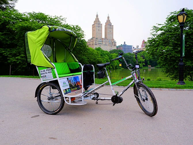 Tour en pedicab por Central Park - Visita Central Park